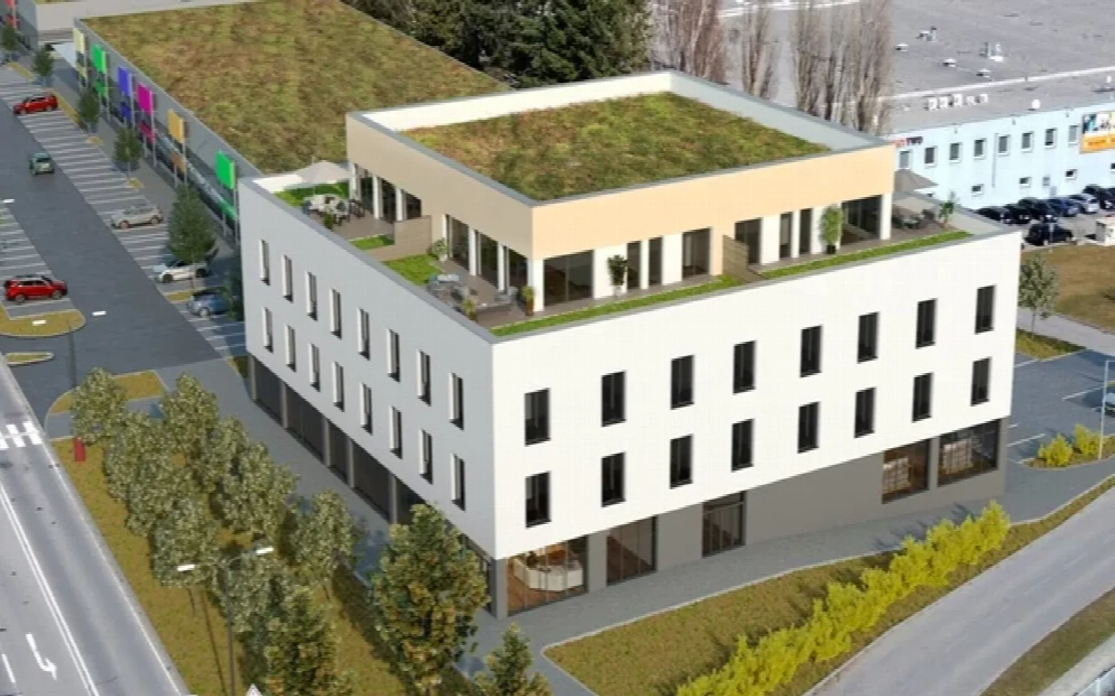 Pohled na dům – Panelák